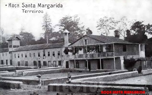 Edifcios da Roa Santa Margarida, postal ilustrado de c. 1920